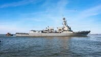 美军唯一“混动”军舰出港 仅一天就返航维修