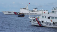 中国海警位中国黄岩岛领海及周边区域执法巡查