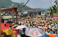 云南沧源勐角傣历1388新年泼水节圆满