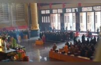 广霖老和尚圆寂一周年，福州旗山万佛寺全体僧众缅怀老和尚