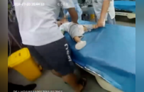 南昌街头一两岁孩童突然抽搐昏厥 交警开道紧急送医