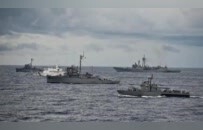 不等实弹射击开始，想吓唬中国的美菲，在25国面前丢人现眼