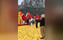 太行大峡谷 | 看山河披“红装”，把最美祝福寄给祖国