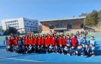 全运会健儿程玉洁、付子乐回到景德镇的母校（图）