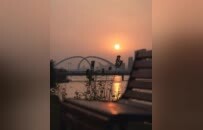 信江边的“电影感黄昏” 上饶人的初冬浪漫藏在这里