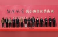 进贤县举办万小强书法艺术展