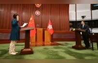 90名香港立法会议员逐一宣誓，李家超提三点期望