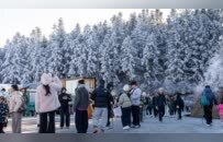 雪落明月山 新年醉仙境