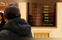 菜百卖黄金的队伍，一眼望不到头