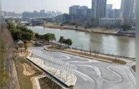 南昌南桃花河二期生态修复项目即将完工 市民休闲又添好去处