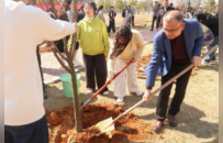 江西师大科技学院开展“廿五芳华薪火续，植树育人启新程”植树节主题活动
