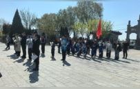 聊城东昌府区赴烈士陵园开展青少年缅怀祭扫主题活动