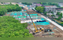 工程由“地下”转“地上” 盐宜高铁泰州靖江段首批墩身浇筑