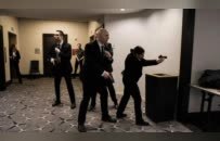 特朗普出席晚宴突发枪击，里根曾在同地遇袭