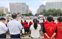 聊城暖心开展助残日无障碍体验公益活动