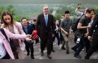 爬长城、访清华、参观一大会址，武契奇的文化之旅