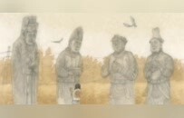 “宋陵麦收”又出圈！镜头之外，插画师执笔绘千年