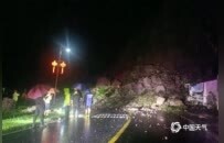 靖安遭遇强降雨 多个乡镇出现山体塌方、树木倒伏等灾情