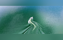高空视角！济南 “小洱海” 雪野湖有多绝