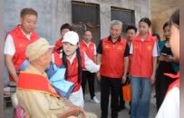 商丘市博爱联合会八一建军节慰问4名抗美援朝老兵