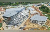 南昌市图书馆新馆施工正酣 建成后总藏书量可达300万册