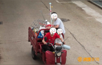 典型违法案例曝光！南昌交警严查三轮车违法载人