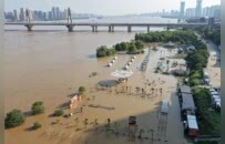 直击赣江2026年第1号洪峰过境南昌，水位达21.46米