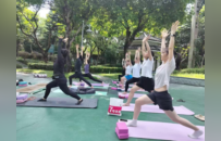 “瑜悦身心，舒缓肩颈”铁岗社区第五期户外瑜伽活动