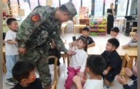 柘城县人武部走进县第二实验幼儿园开展国防教育