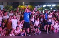 赣超夜燃九江柴桑 群众共赴足球之约