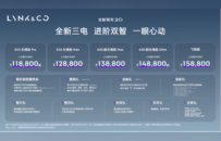 全新领克20正式上市：全系800V和激光雷达 售11.88万元起