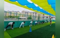 永丰社区开展青少年趣味体能训练活动