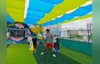 永丰社区开展青少年趣味体能训练活动
