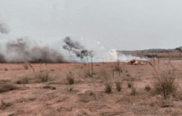 遂川公安集中销毁2000余件烟花爆竹