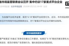 618大促将临,北京监管约谈要求禁非理性大额补贴