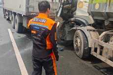 货车司机车祸被卡不能动弹，独臂外卖小哥仗义出手救人