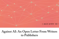 千余名作家联名呼吁出版商承诺限制使用AI：不发行AI书籍、不用AI配音