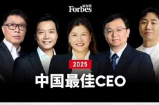 2025福布斯中国最佳CEO榜单公布，腾讯马化腾、小米雷军、比亚迪王传福等入选