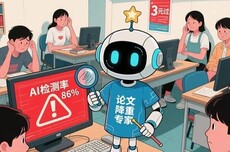 “代降论文AI率”乱象曝光：学生花费不菲却维权无门