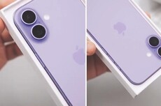 果粉一眼认出是新款！iPhone 17机模紫色开箱上手