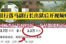 抖音回应“被判9年落马副行长出狱当网红，一周涨粉两万”：已处置禁言