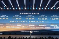 预售价15.69-17.39万元，长安全新深蓝S07汽车开启预售