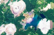 卫星俯瞰亚洲最大的露天铜矿：如同“大地指纹”