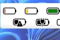 耗时1.5年开发，微软Win11电池图标现已支持红绿橙三色状态显示