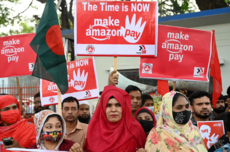 亚马逊“黑五”遭全球围堵：30多国员工联合罢工抗议