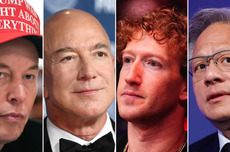 特朗普上任一年 马斯克、黄仁勋等四位科技大佬财富大增2万亿