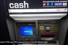 英国一台ATM崩溃：想取钱，先登Win7