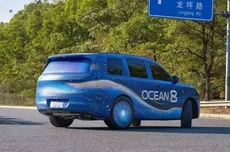 比亚迪海洋8系双旗舰海豹08、海狮08实车曝光,均配后轮转向