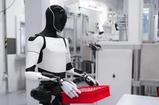 特斯拉人形机器人要去工厂上班了