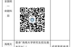 海南省2026年研考初试成绩2月28日9时公布